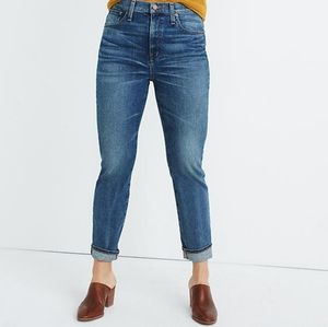 Madewell 26 High-Rise Slim Boyjean Frisco Wash